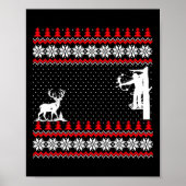 Poster Amazing Cute Funny Duck Hunter Deer Hunting Ugly C (Devant)