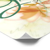 Poster Amazing Grace Fleurs et libellule   (Coin)