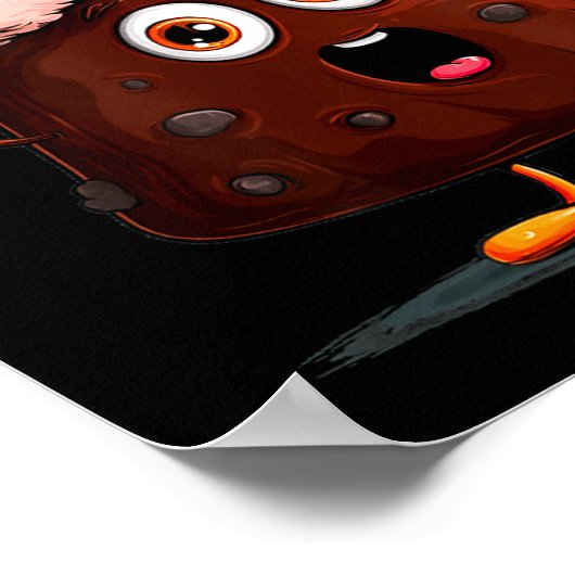 Poster Amazing Pudding Look With Christmas Hat  (Coin)