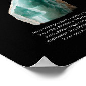 Poster Amazonite Crystal Stone Signifie (Coin)