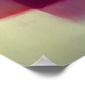 Poster Amber Crimson Color Field Abstract Modern Wall Art (Coin)