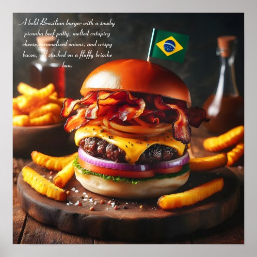 Poster Ambiance amazonienne : Pouvoir Picanha (Devant)