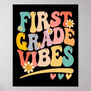 Poster Ambiance de niveau pour filles garçons professeur