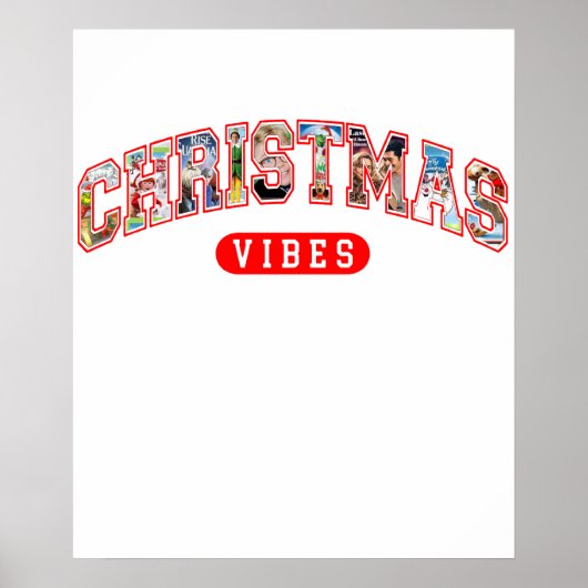 Poster ambiance de noël vacances (Devant)