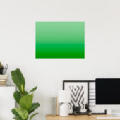 Poster AMBIANCE ÉTÉ – Herbe Fraîche | profond à clair |  (Bureau à domicile)