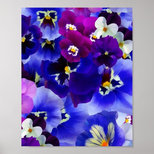 Poster Ambiance florale (Devant)