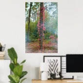 Poster Ambiance forestière (Bureau à domicile)