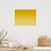 Poster AMBIANCE PRINTEMPS – Jaune doux | clair à profond  (Cuisine)