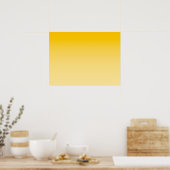 Poster AMBIANCE PRINTEMPS – Jaune Pastel | clair à profon (Cuisine)