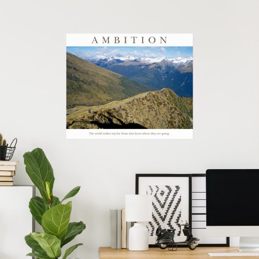 Poster Ambition (Bureau à domicile)