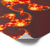 Poster Ambition brûlante - Fractale (Coin)