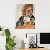 Poster "Ambre" (Bureau à domicile)