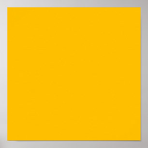 Poster Ambre (couleur unie)