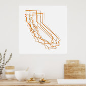 Poster ambre de californie (Cuisine)