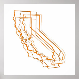 Poster ambre de californie