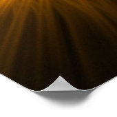 Poster ambre plume (Coin)