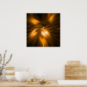 Poster ambre plume (Cuisine)