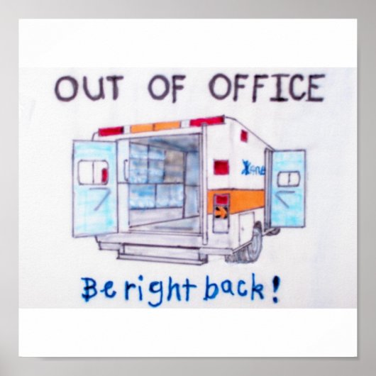 Poster ambulance (Devant)