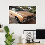 Poster AMC American Motors Ambassador 1969 (Bureau à domicile)