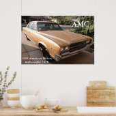 Poster AMC American Motors Ambassador 1969 (Cuisine)