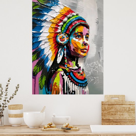 Poster "Âme autochtone" (Cuisine)