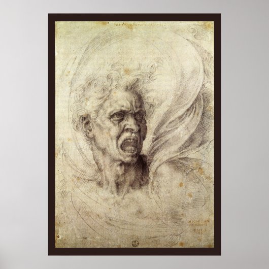Poster Âme damnée par Michelangelo (Devant)