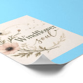 Poster Âme de Fleur de Vent (Coin)