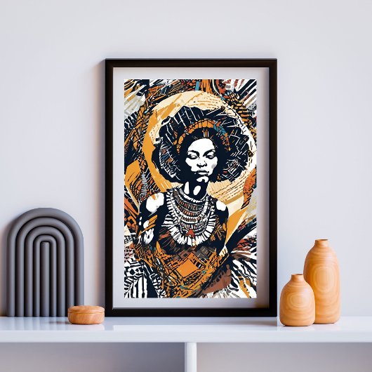 Poster Âme Dorée de l'Afrique
