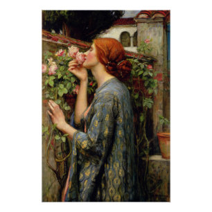 Poster Âme du Rose par John William Waterhouse