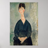 Poster Amedeo Modigliani - Chanteur de café (Devant)