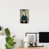 Poster Amedeo Modigliani - Chanteuse de café (Bureau à domicile)
