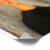 Poster Amedeo Modigliani - Fille aux yeux bleus (Coin)