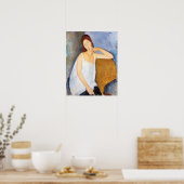 Poster Amedeo Modigliani - Jeanne Hebuterne (Cuisine)