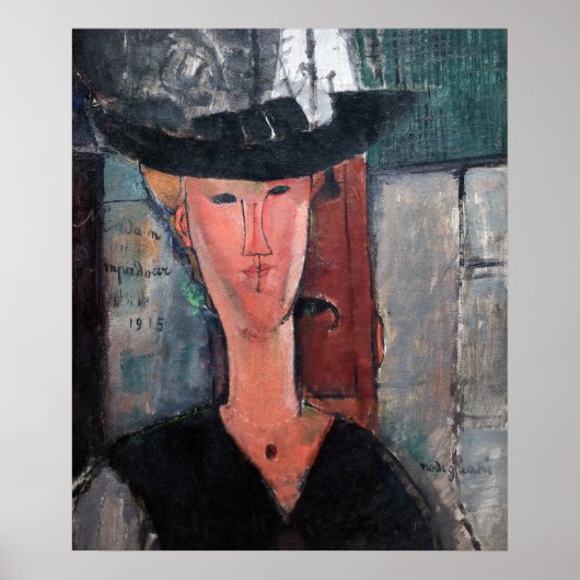 Poster Amedeo Modigliani - Madame Pompadour (Devant)