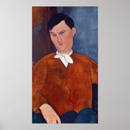 Poster Amedeo Modigliani - Monsieur Deleu (Devant)