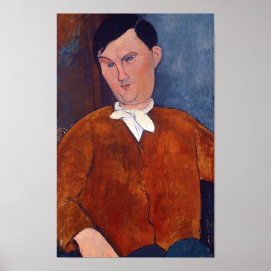 Poster Amedeo Modigliani - Monsieur Deleu (Devant)
