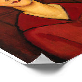 Poster Amedeo Modigliani - Responsable D'Une Jeune Fille (Coin)