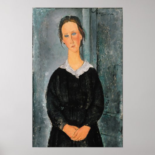 Poster Amedeo Modigliani - Serveuse (Devant)