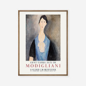Poster Amedeo Modigliani Young Woman in Blue Art Expositi