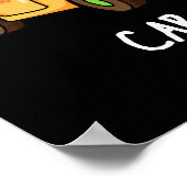 Poster Amel de voiture Funny Candy voiture Pun Dark BG (Coin)