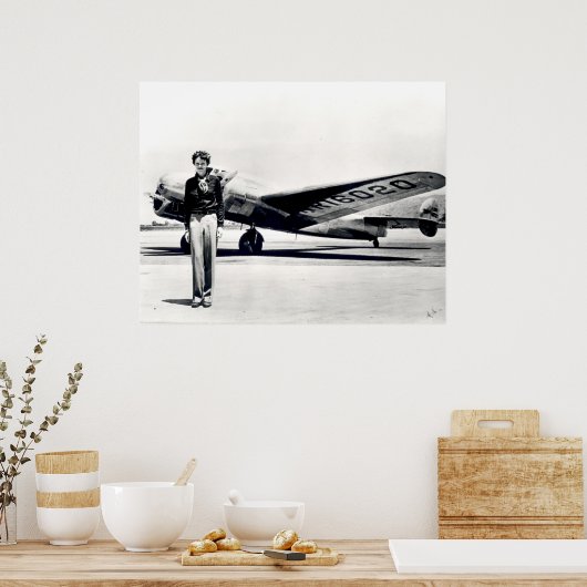 Poster Amelia Earhart (Cuisine)