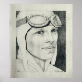 Poster Amelia Earhart (Devant)