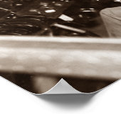 Poster Amelia Earhart Assis Dans Le Cockpit De L'Avion (Coin)