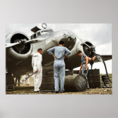 Poster Amelia Earhart Lockheed Model 10 Electra 1937 rest (Devant)