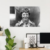 Poster Amelia Earhart Photographie et son Lockheed Electr (Bureau à domicile)