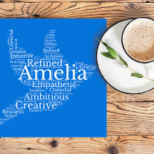Poster Amelia personnalisable