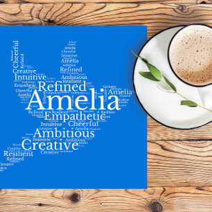 Poster Amelia personnalisable