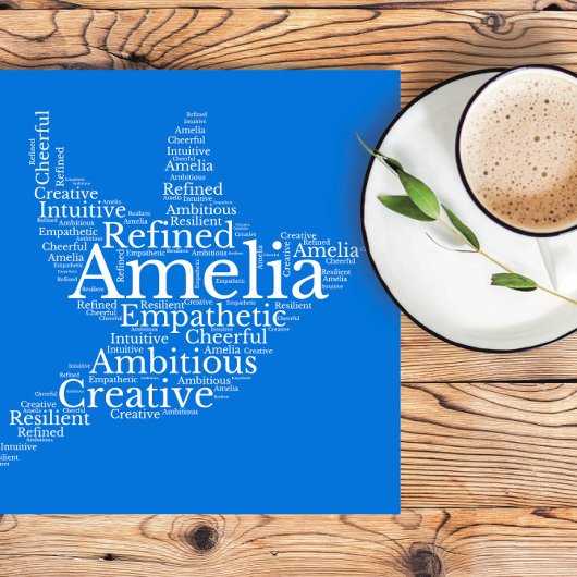 Poster Amelia personnalisable