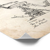 Poster Amélioration des chaises pour dentistes Brevet - V (Coin)