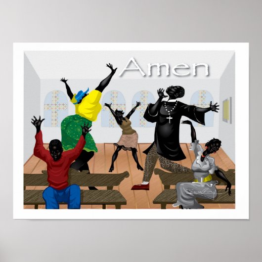 Poster Amen (Devant)